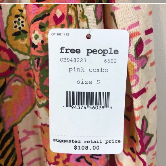 Free People Summer In Tulum Linen Blend Tunic Dress Size XS - Picture 7 of 9